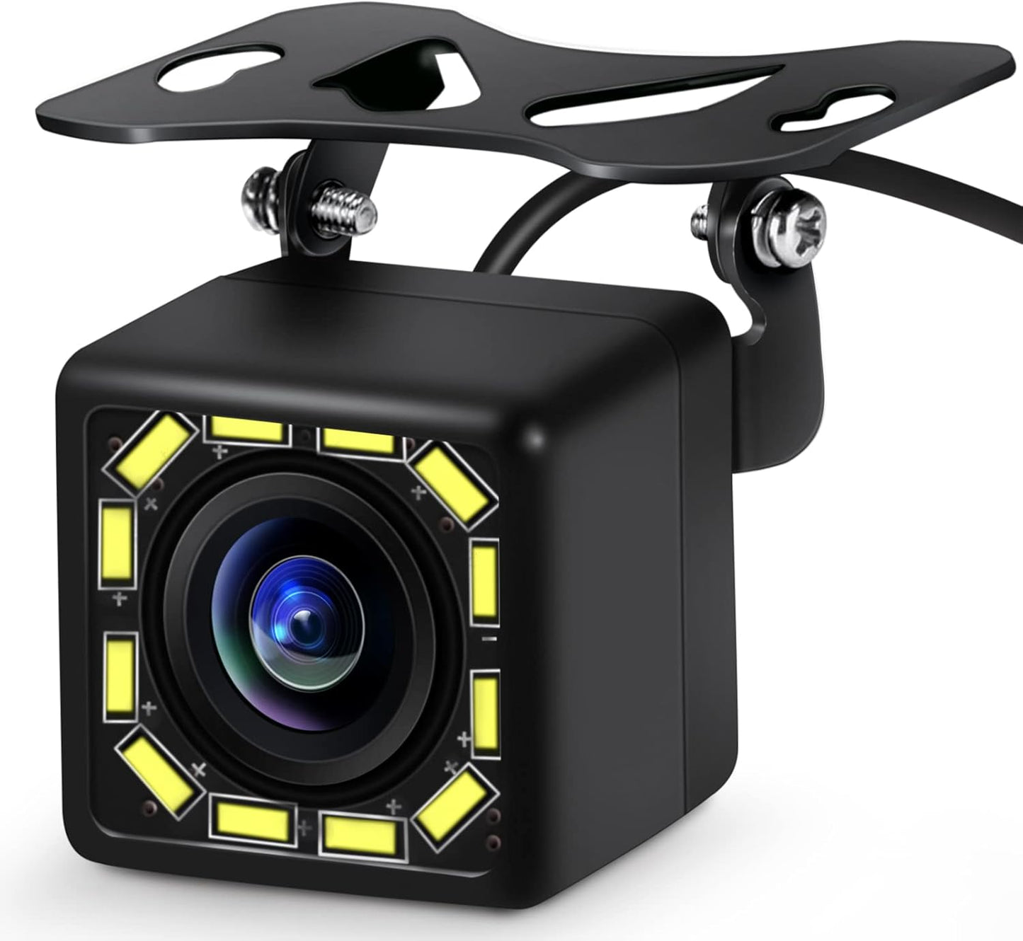 Car Rear View Camera Backup Reverse Camera HD 170° Wide Angle 12 LED Night Vision
